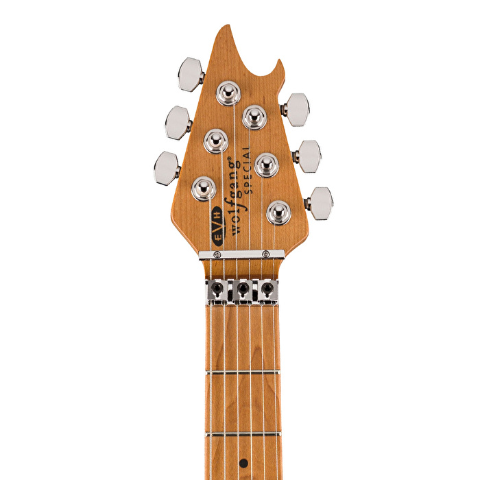 EVH Wolfgang Special QM Baked Akçaağaç Klavye Tiger Eye Glow Elektro Gitar